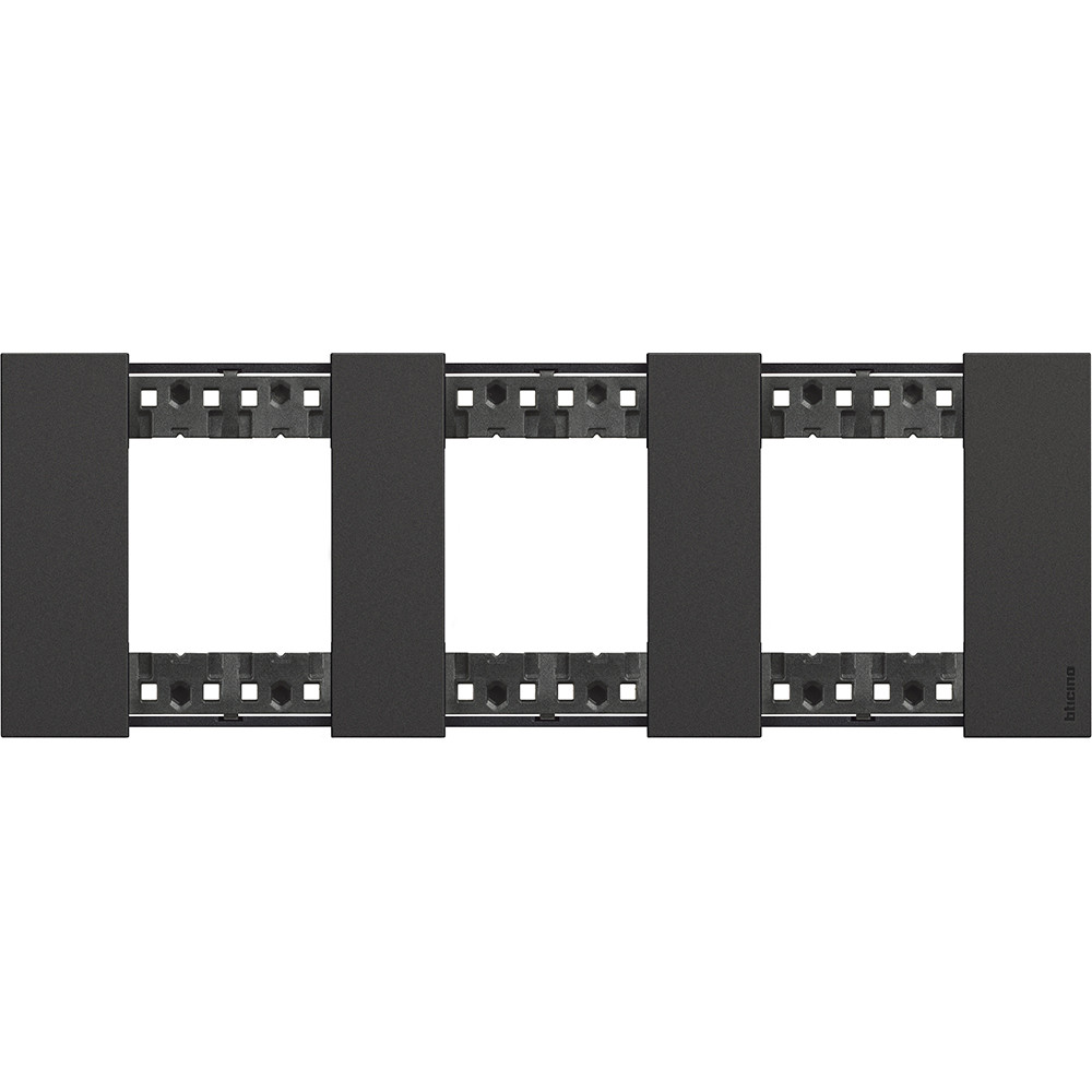 LIVING NOW Декоративна рамка 3 поста (2+2+2 модуля). Колір Чорний