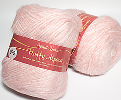 Пряжа Fluffy Alpaca Avanti Yarn-079 пудра