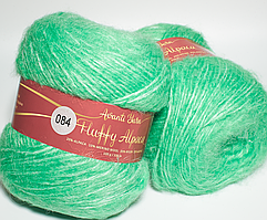 Пряжа Fluffy Alpaca Avanti Yarn-084 зелений