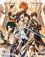 Картина за номерами Геншин Genshin Impact 40х50 см PN GI 01