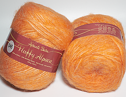 Пряжа Fluffy Alpaca Avanti Yarn-046 померанчевий