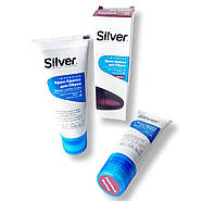 Сільвер Silver крем-фарба для взуття тюбик з аплікатором 75 мл бордо Розпродаж (до 08.2025), фото 2