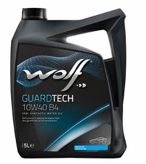 Моторна олива WOLF GUARDTECH 10W40 B4 5L, фото 1