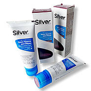 Сільвер Silver крем-фарба для взуття тюбик з аплікатором 75 мл бордо Розпродаж (до 08.2025), фото 3