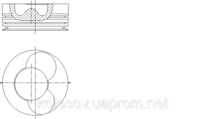 Поршні FORD Transit (Otosan) 2.5D