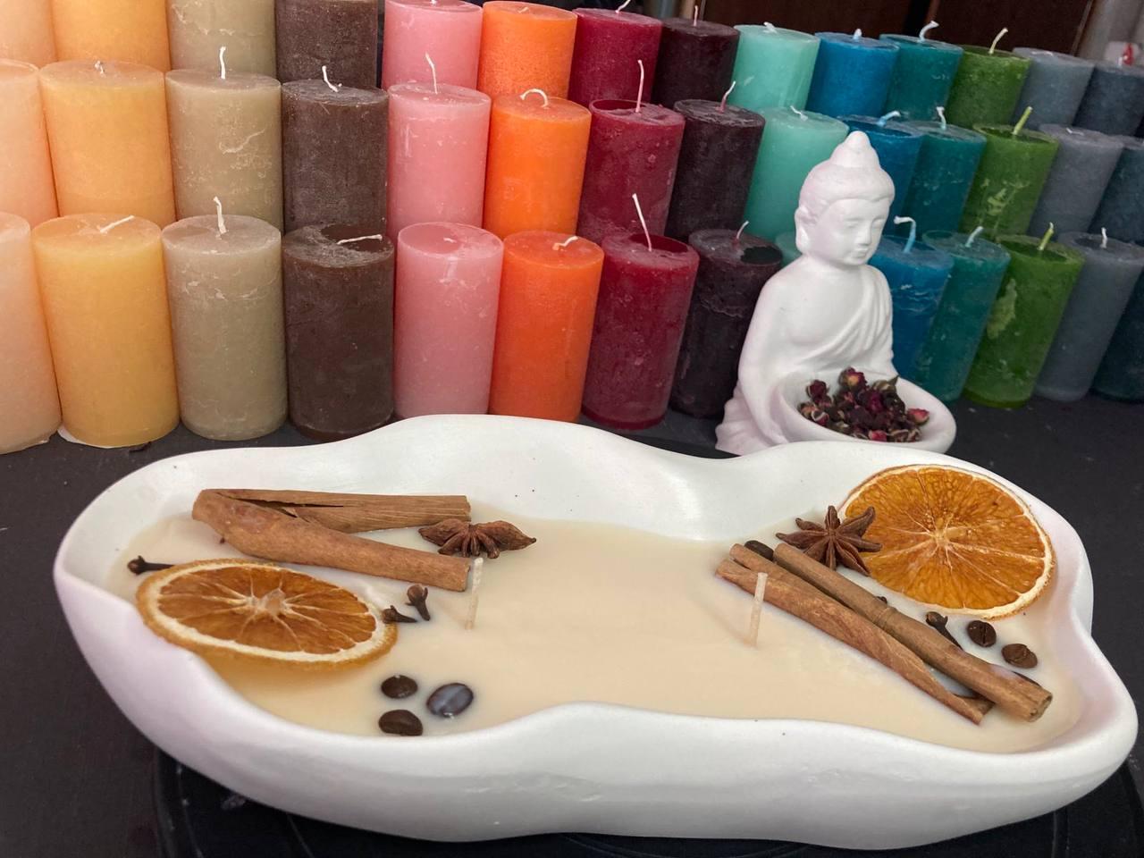 Свічка Ozero 003 з соєвого воску, 1 шт