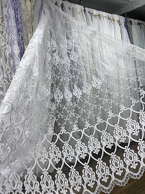 Тюль фатинова шинель заввишки 2,8 м. біла, фото 1