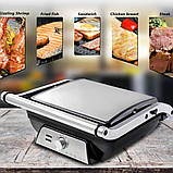 Електричний контактний гриль RAF з антипригарним покриттям: ідеальний для приготування страв будь-де 3019, фото 2