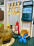 Кухня інтерактивна M 6008 I UA Limo Toy 110 см вода пар звук світло 88 предметів українське озвучування, фото 3