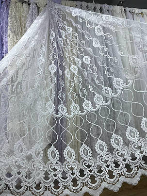 Тюль фатинова шинель заввишки 2,8 м. біла, фото 1
