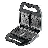 Сендвічниця 7-в-1 RAF, 800 Вт, з антипригарним покриттям та змінними панелями 8019, фото 8