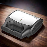 Мультимейкер-сендвічниця 8-в-1, 1800 Вт, з антипригарними змінними панелями 6019, фото 4