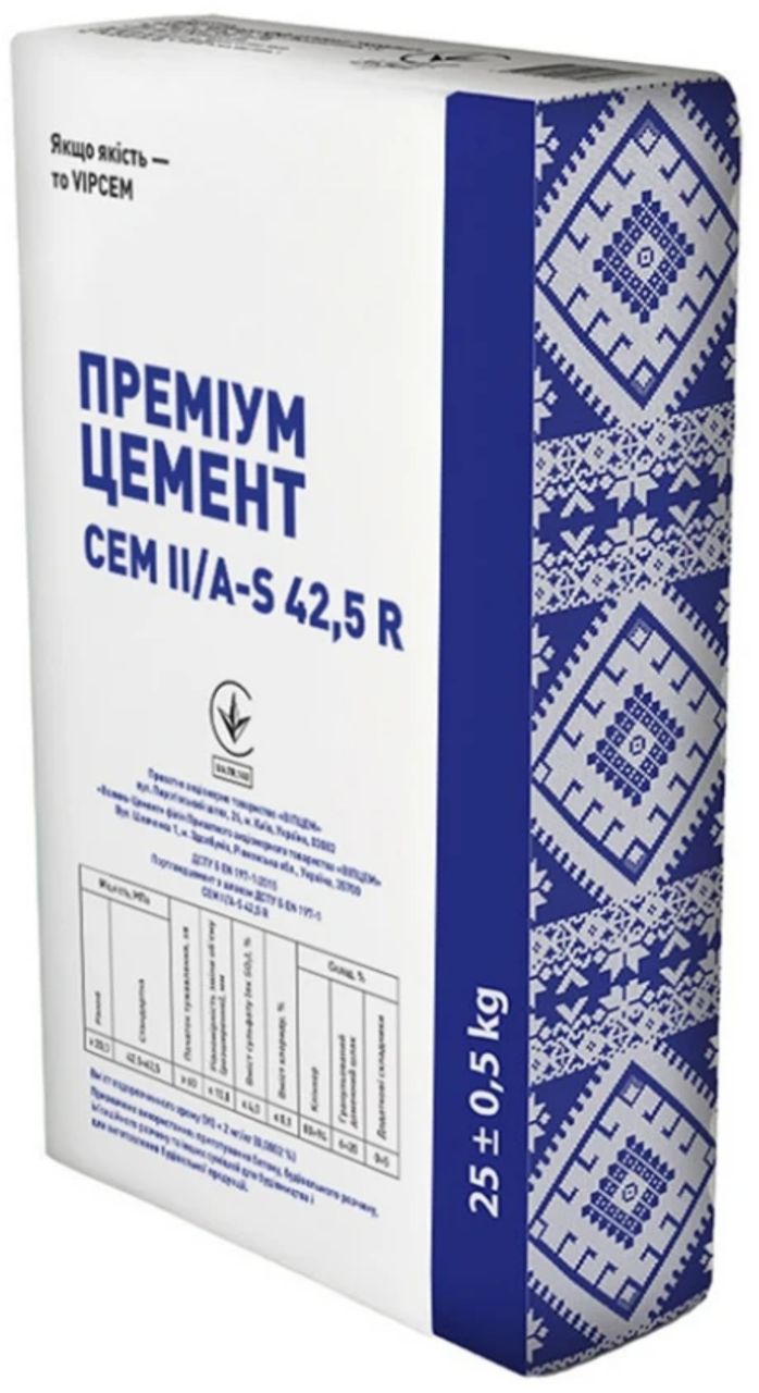 Цемент М-500, 25кг (Ольшанський)