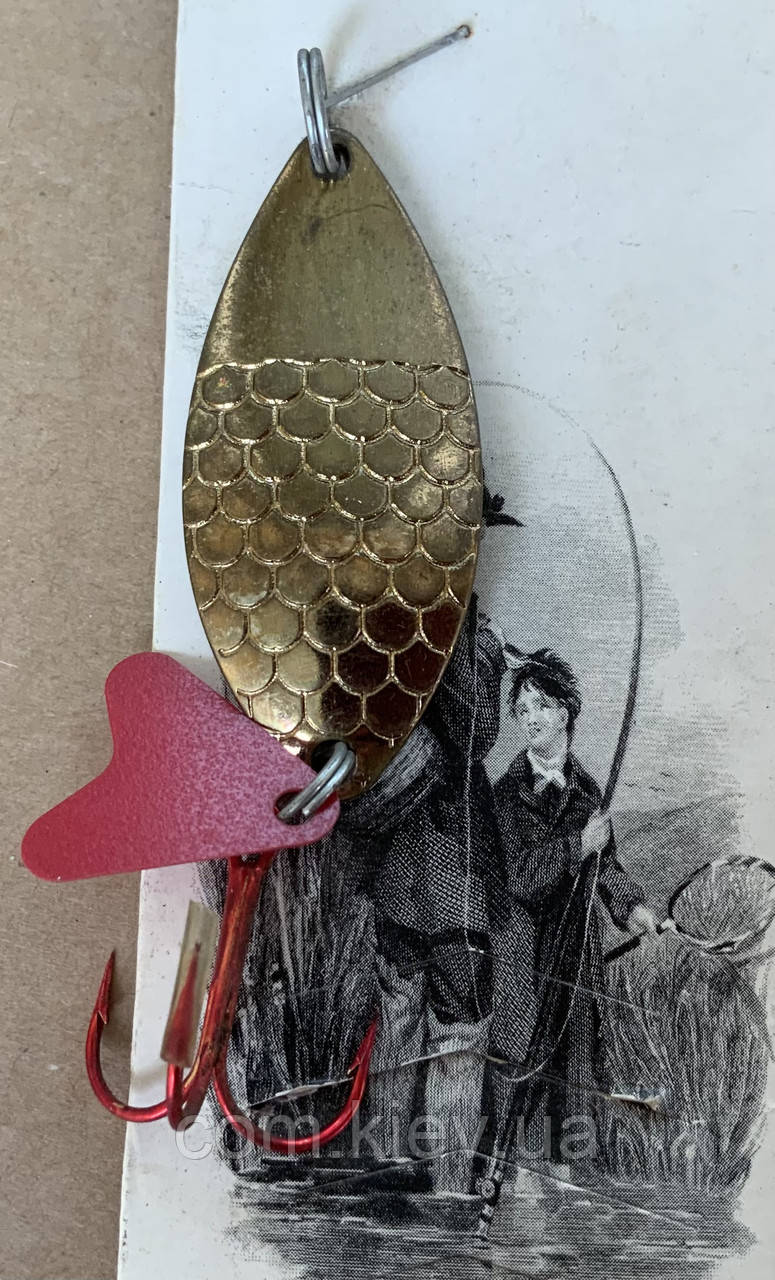 Блешня коливальна Perch 3 Spinnex 15 г / 52 мм латунь, фото 1