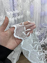 Тюль фатинова корд заввишки 2,8 м. білий холодний, фото 3