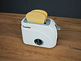Дитяча побутова техніка тостер Tegole F 2302 підкидається хліб, фото 7