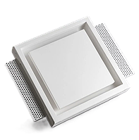 Kvadro-100 гіпсовий дифузор прихованого монтажу в стелю із гіпсокартону, Ergovent (Литва)