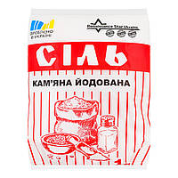 Сіль кам'яна йодована 1кг (кратно 20)