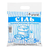 Сіль кам'яна оптично сортована не йод мішок 5кг