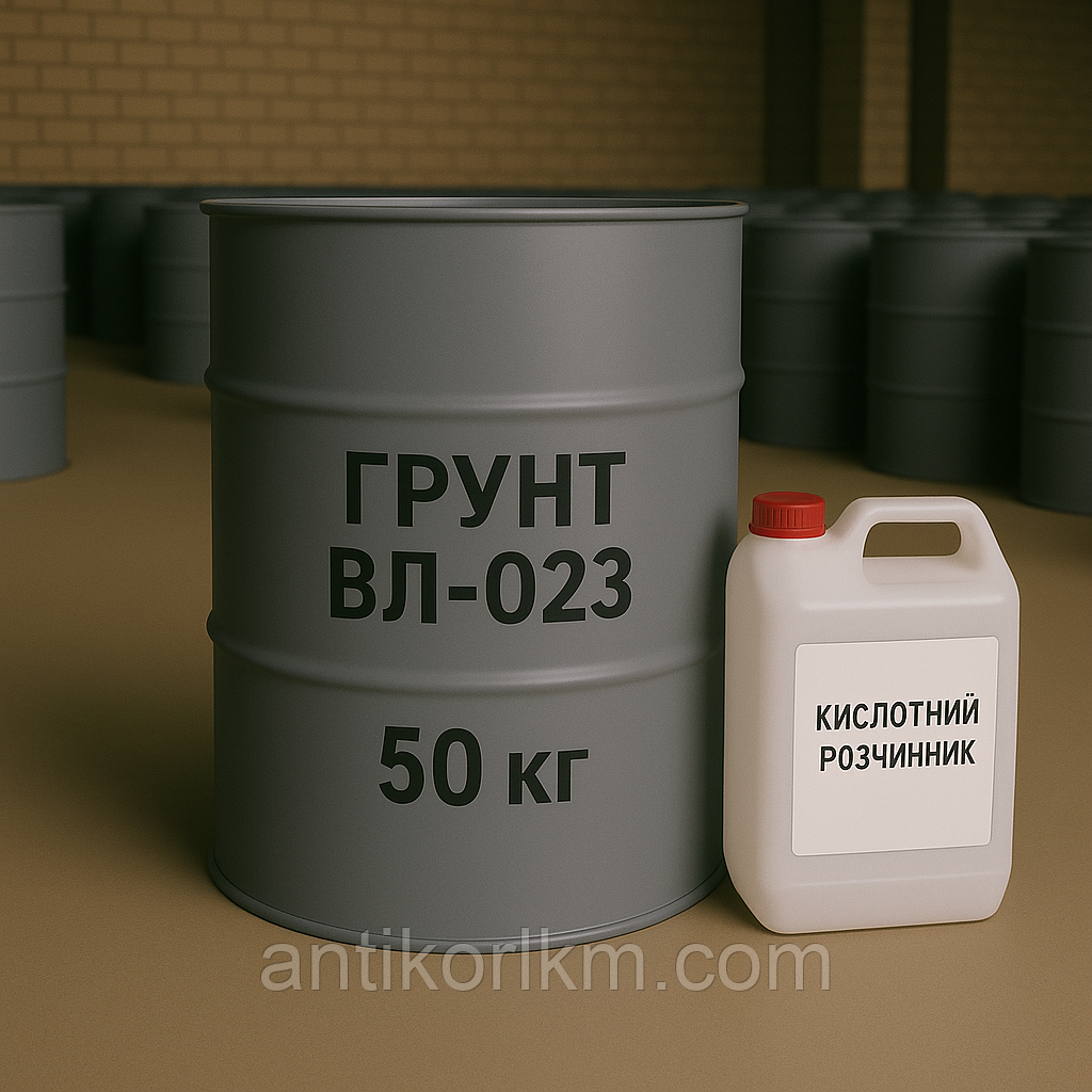 Грунтовка ВЛ-023 Фосфатуюча, (40 кг + 10 кг комплект)