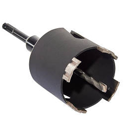 Комплект коронка алмазна для бетону Vitals Professional 72×110 мм М16 SDS-plus