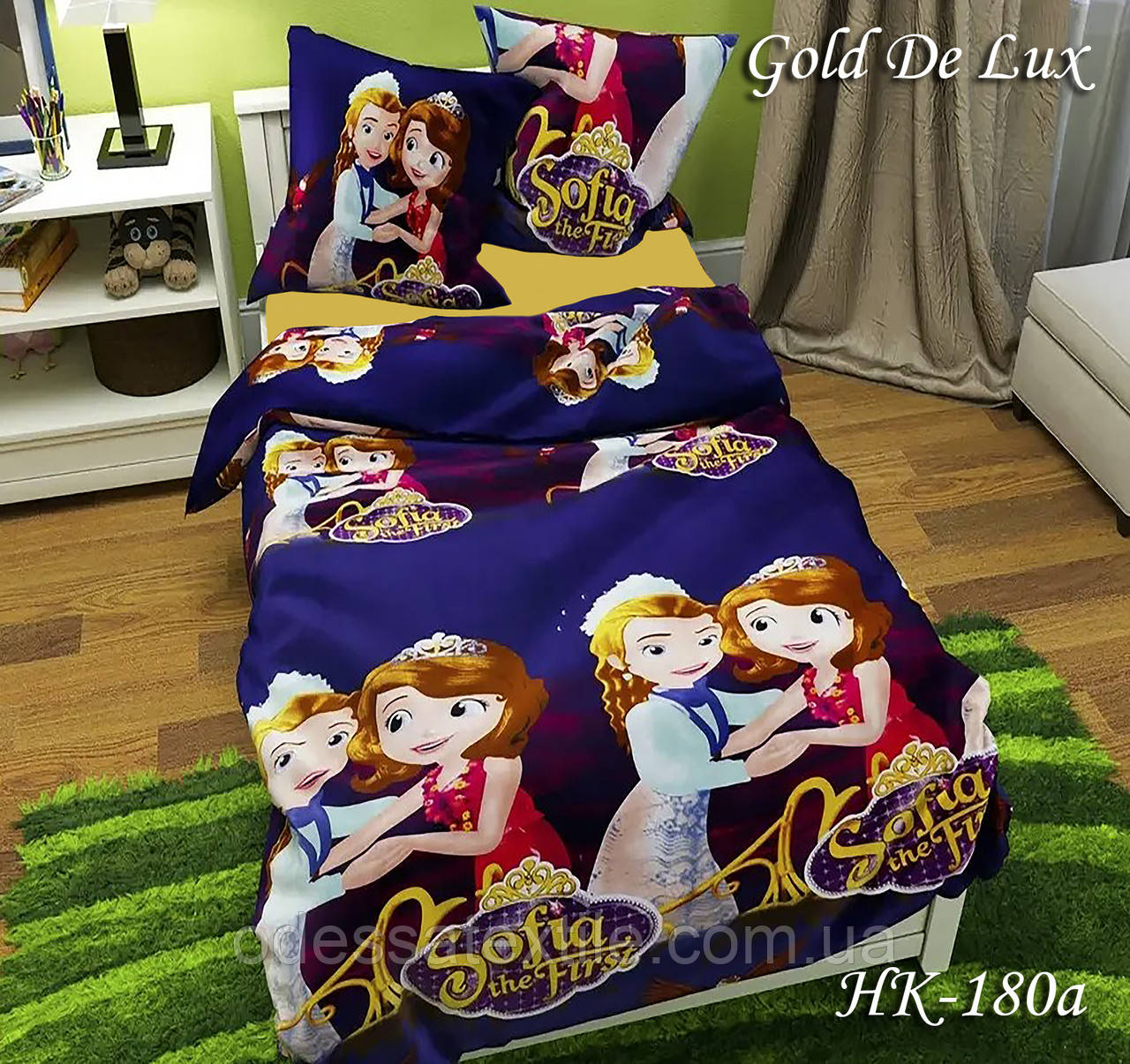 Полуторна постільна білизна Тет-@-Тет НК-180а (економ) нав.50х70, фото 1