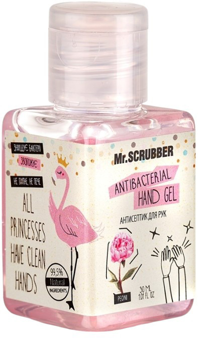 Антисептик для рук Mr. Scrubber Peony, 30 мл (4820200231679)