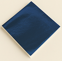 Фольга книжка, 100 аркушів синє золото, 8×8.5 см