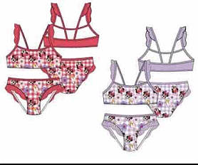 Купальники для дівчат оптом, Disney, 3-8 років,  № YE18088