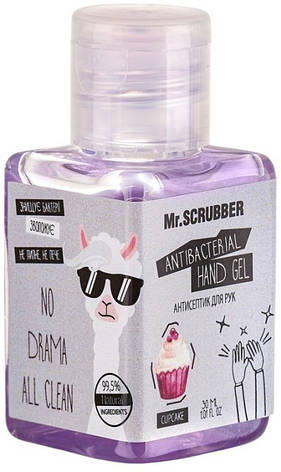 Антисептик для рук Mr. Scrubber Antibacterial Hand Gel Cupcake, 30 мл (4820200231655), фото 1
