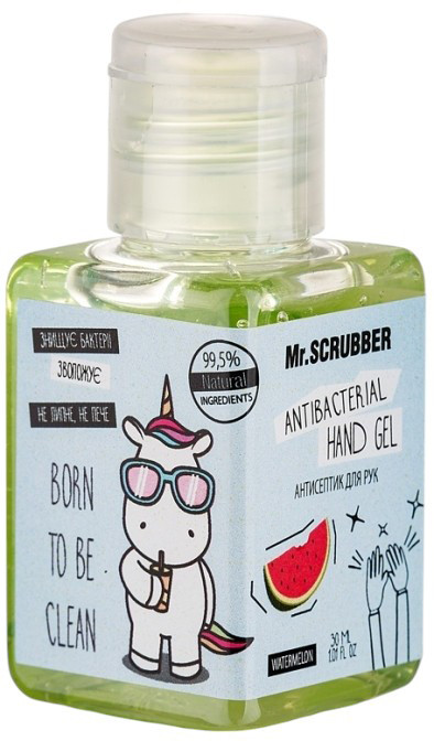 Антисептик для рук Mr. Scrubber Antibacterial Hand Gel Watermelon, 30 мл (4820200231693)