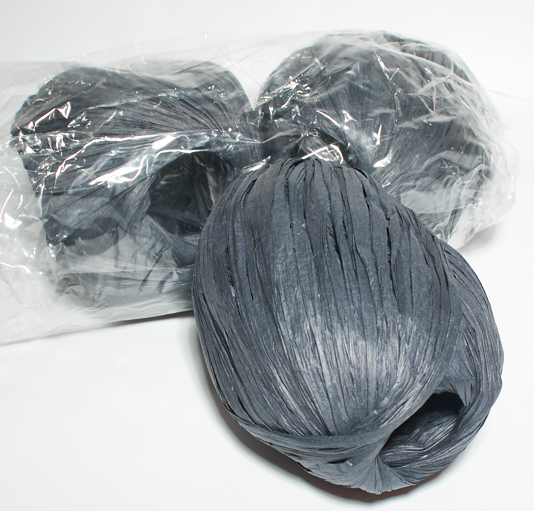 Рафія темно-сірий(упаковка), фото 1
