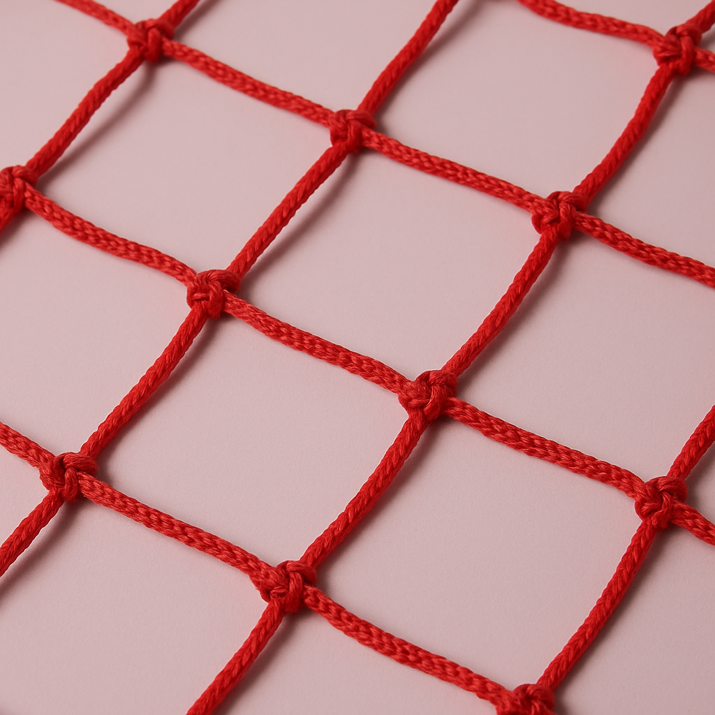 Огороджувальна сітка загороджувальна Д. 3 мм. Осередок 4,5 см для спортзалів, стадіонів, спортмайданчиків, фото 1