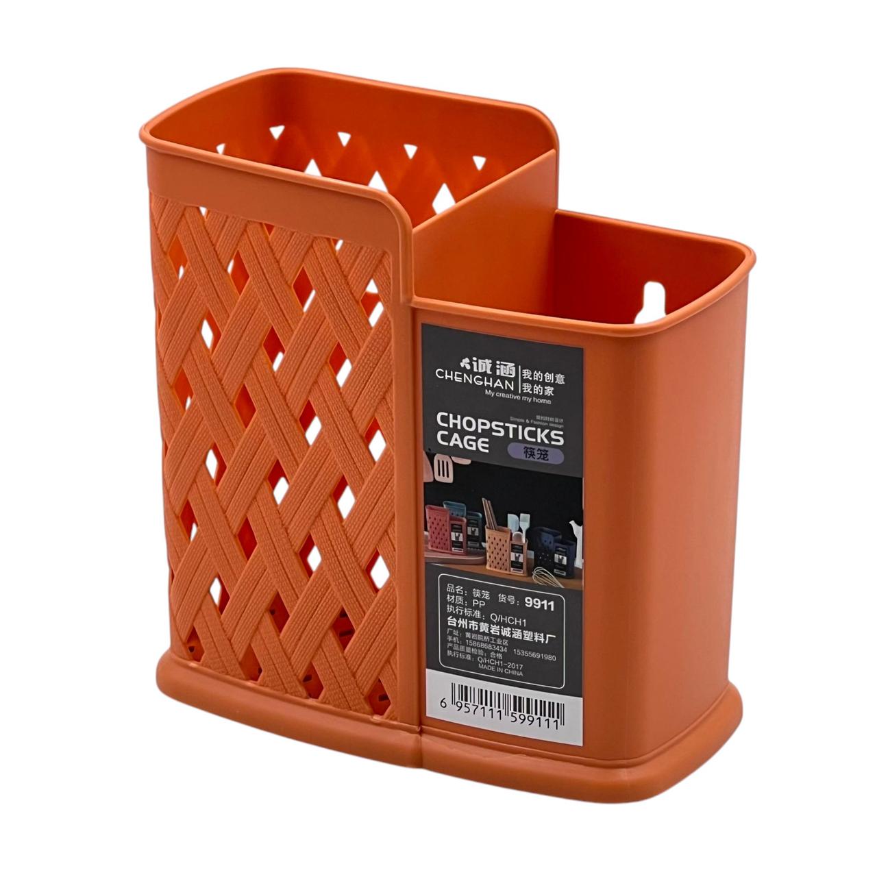 Органайзер для столових приборів (2 відділення) 14,5*7,5*14,5 см в асорт., органайзер для кухні