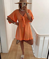 Зручний та стильний комбез помаранчевого кольору