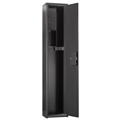 Сейф для зброї 125х28х20 см. на 2 рушниці до 123 см., чорний, фото 1