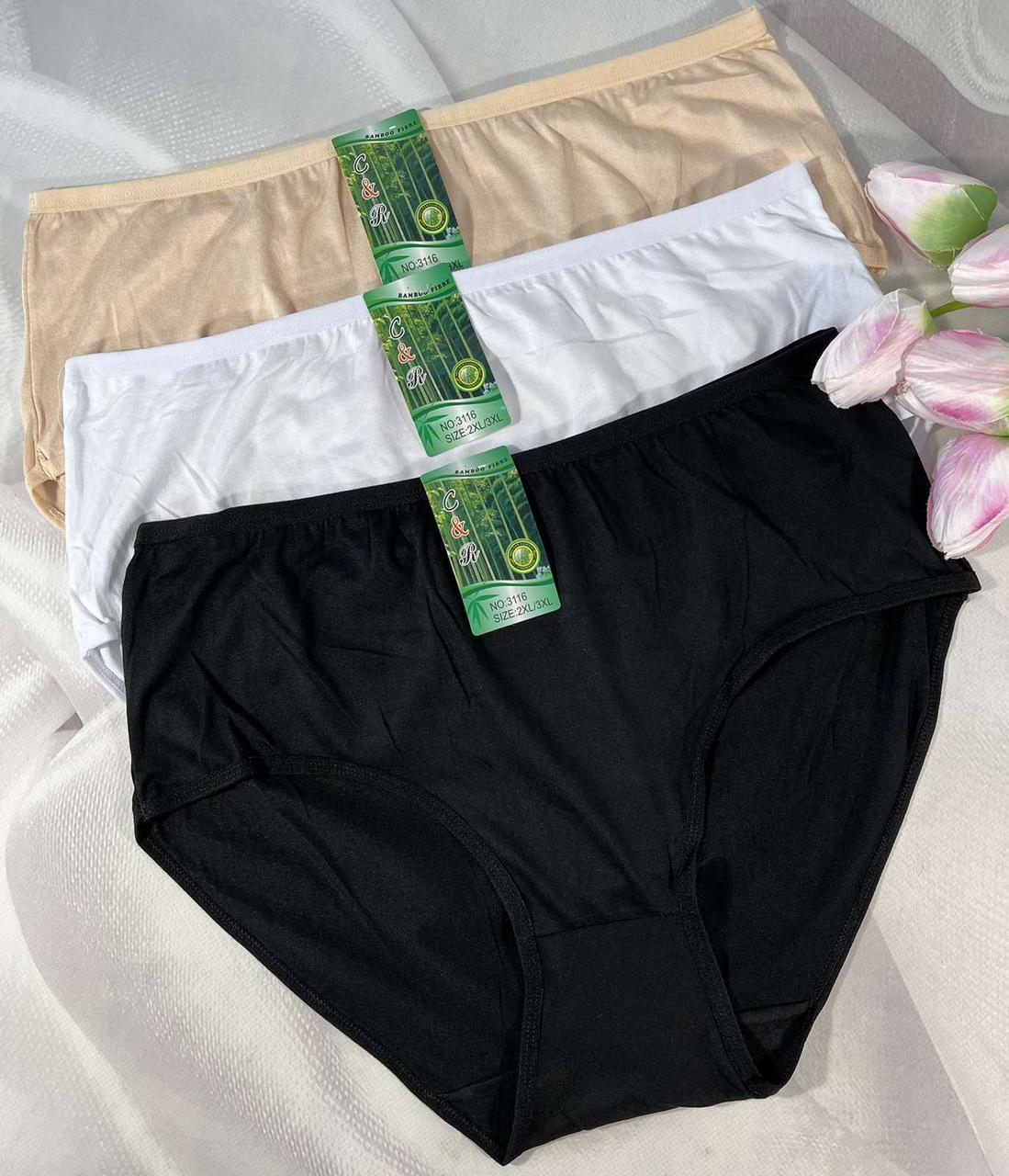Труси жіночі Timanni бамук Розмір 2/3хл ( 56-58), 3/4хл (58-60) 5/6 хл (60-62)