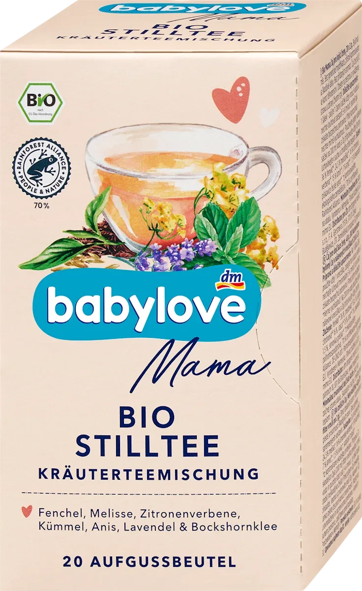 Трав'яний чай для мам, що годують грудьми babylove Mama Stilltee, 40 гр