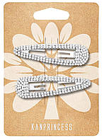 Набір з 2-х блискучих шпильок з кристалами, 6 см, сріблясті, для жінок і дівчат, для весілля, вечірок і свят