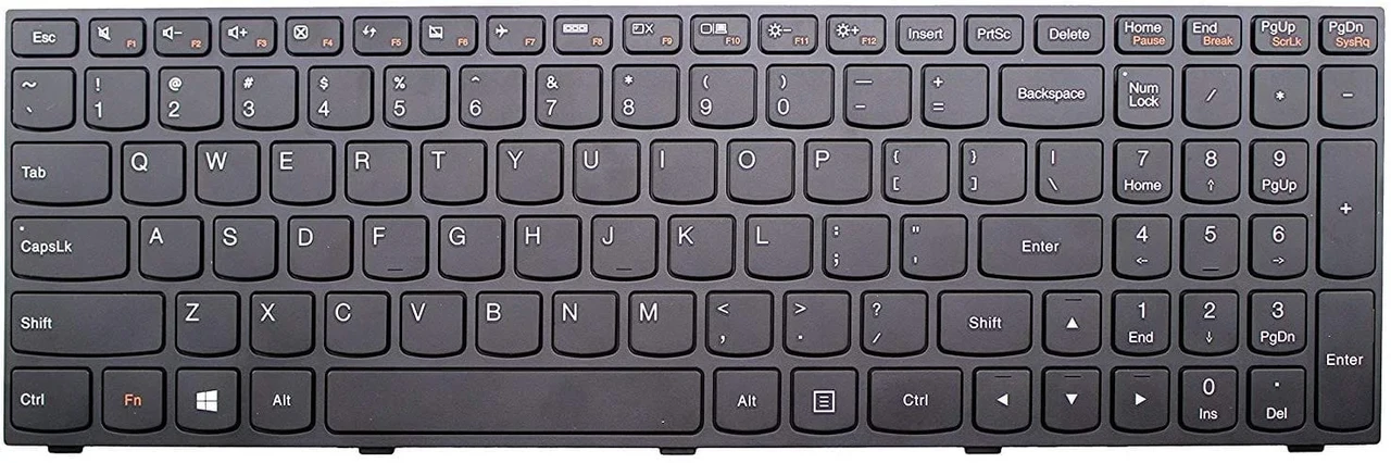 Клавіатура для ноутбука LENOVO (G50-30, G50-45, G50-70, Z50-70, Z50-75, Flex 2-15) US