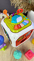 Дитячий логічний музичний куб 688-87 розвивальний центр 7в1