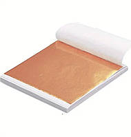 Поталь книжка, 100 аркушів мідного кольору, 8×8.5 см