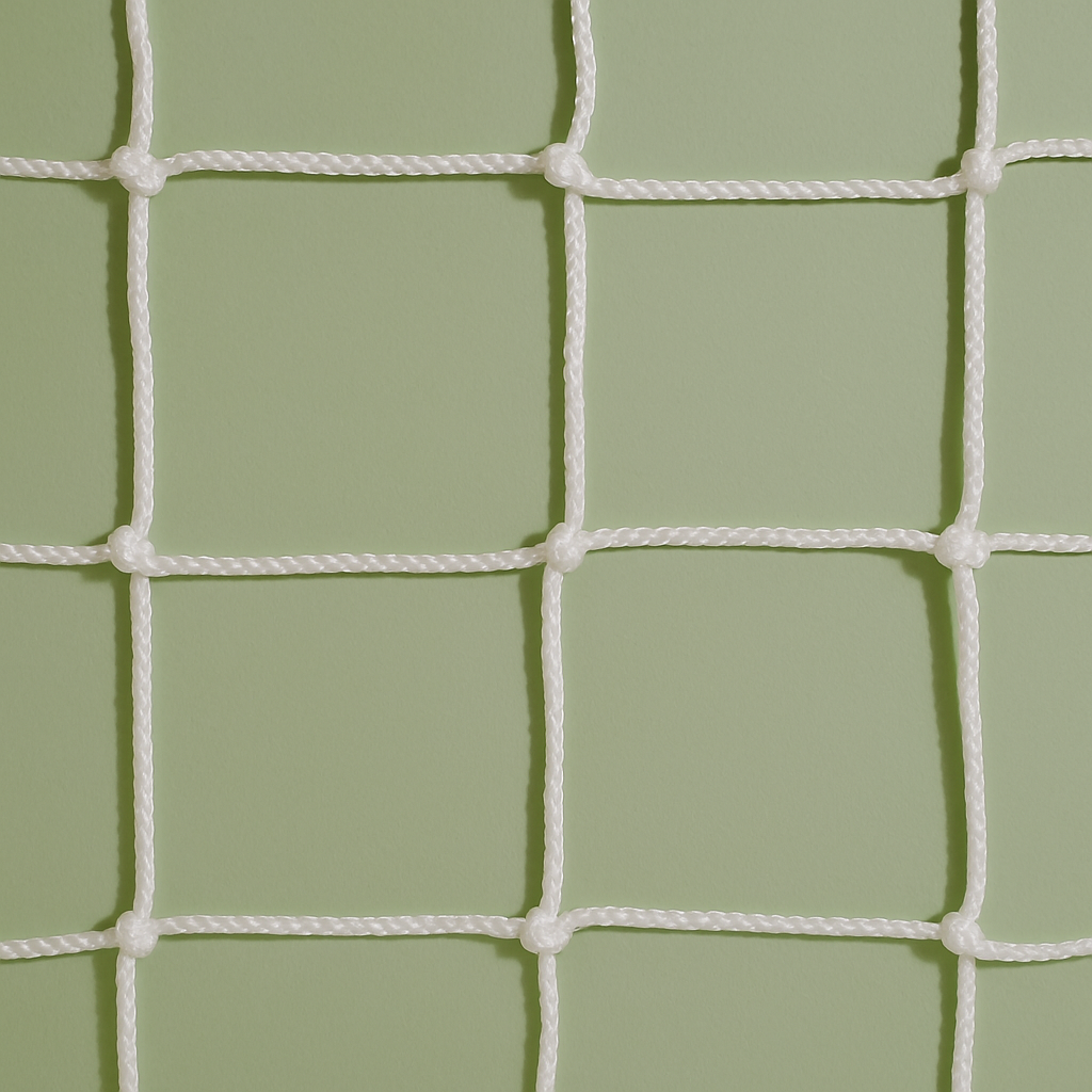 Загороджувальна сітка капронова огороджувальна Д.3мм Осередок 15см для спортзалів, стадіонів, спортмайданчиків, фото 1