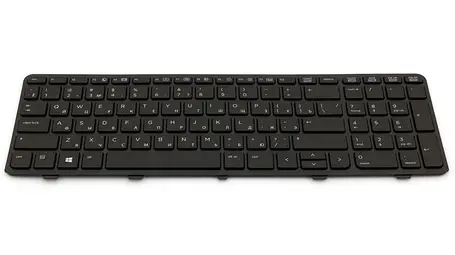 Клавiатура для ноутбука HP (ProBook: 450, 455, 470) rus, black (15.6"), фото 1