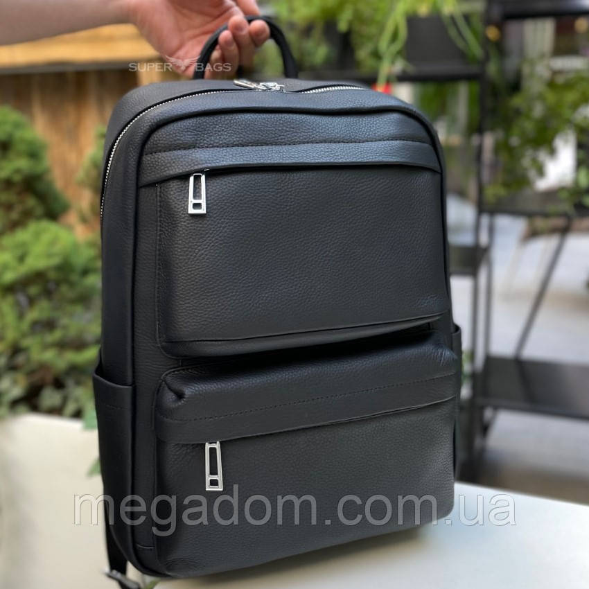 Чоловічий шкіряний рюкзак для ноутбука і подорожей Tiding Bag SB-133863