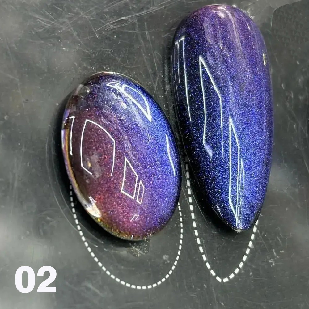 Гель-лак Starlet Professional Super Galactic Cat Eye #2, 10 мл, фото 1