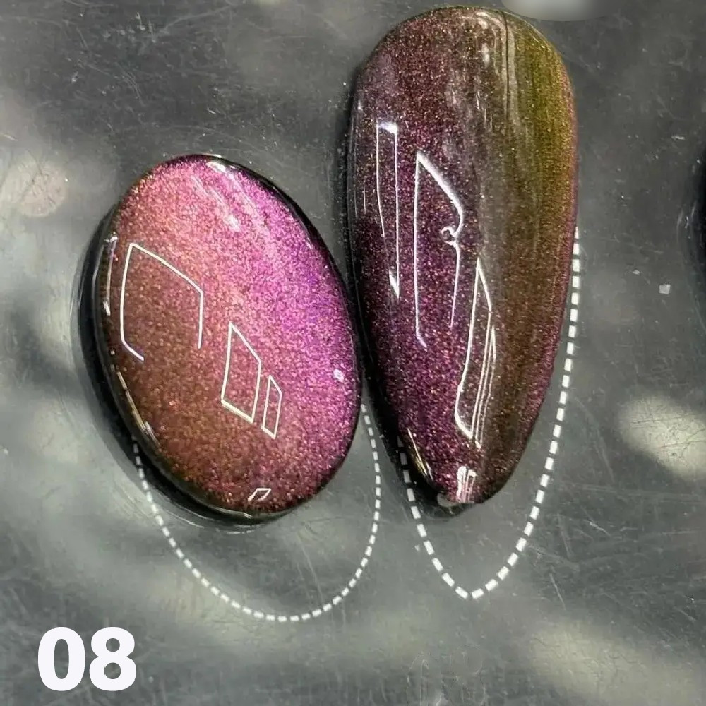 Гель-лак Starlet Professional Super Galactic Cat Eye #8, 10 мл, фото 1