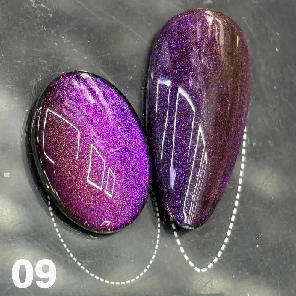 Гель-лак Starlet Professional Super Galactic Cat Eye #9, 10 мл, фото 1