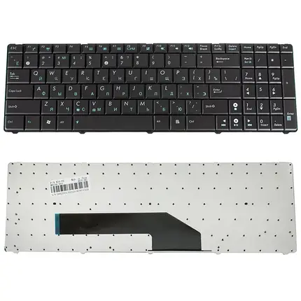 Клавиатура для ноутбука ASUS (K50, K51, K60, K61, K70, F52, P50, X5), rus, black (old design), фото 1