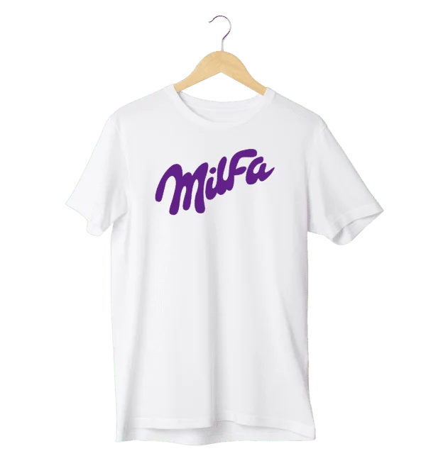 Футболка з написом "Milfa" Мілфа, фото 1